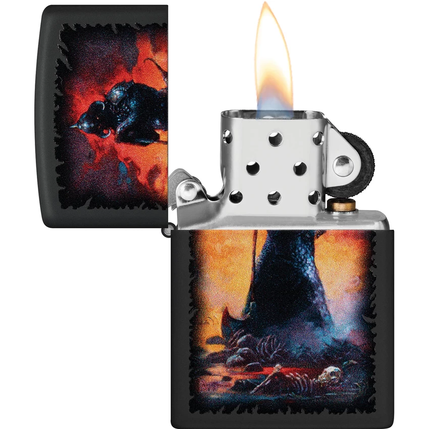 Zippo Frank Frazetta Death Design 4 Zippo Frank Frazetta Death Design - Image 2