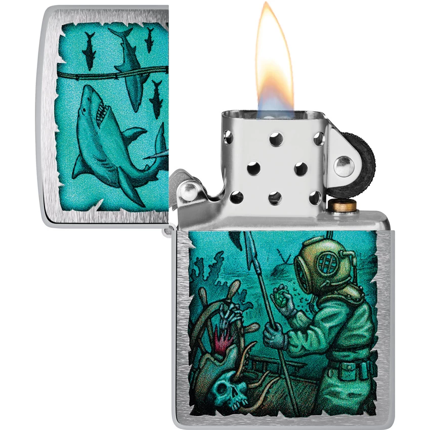 Zippo Underwater Design Lighter 4 Zippo Underwater Design Lighter - Image 2