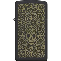 Zippo Skull Filigree Design Lighter