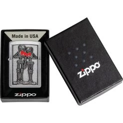 Zippo Skull Couple Lighter -Sale Online Zippo ZO74583 add 03