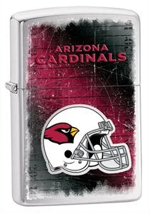 Arizona Cardinals NFL Brushed Chrome Zippo Lighter - ID#`