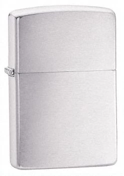 Armor Brushed Chrome Zippo Lighter - ID# 162
