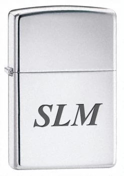 Armor High Polish Chrome Zippo Lighter - Free Engraving - ID# 167