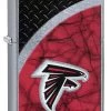 Atlanta Falcons NFL Brushed Chrome Zippo Lighter - ID# 28209