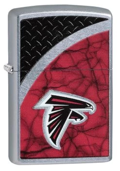 Atlanta Falcons NFL Brushed Chrome Zippo Lighter - ID# 28209