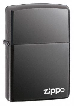 Black Ice With Zippo Logo Zippo Lighter - ID# 150ZL