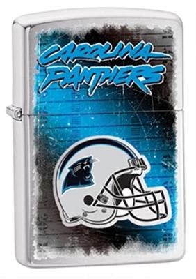 Carolina Panthers NFL Brushed Chrome Zippo Lighter - ID# 28603 3 Carolina Panthers NFL Brushed Chrome Zippo Lighter - ID# 28603