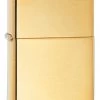 High Polish Brass Engravable Zippo Lighter - ID# 254B -Sale Online Zippo high polish brass zippo lighter 42