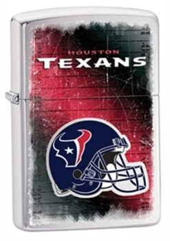 Houston Texans NFL Brushed Chrome Zippo Lighter - ID# 28225