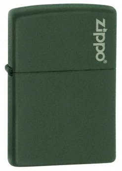 Hunter Green Matte With Zippo Logo Zippo Lighter - ID# 2`