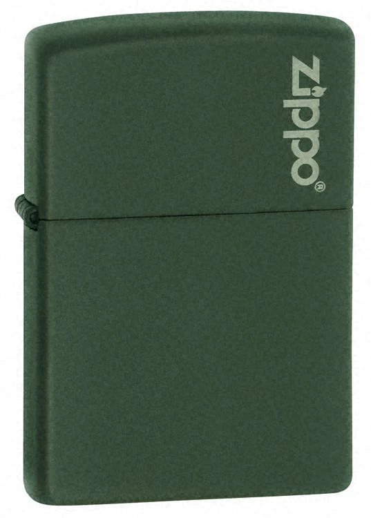 Hunter Green Matte With Zippo Logo Zippo Lighter - ID# 2` 3 Hunter Green Matte With Zippo Logo Zippo Lighter - ID# 2`