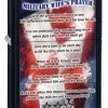 Military Wife S Prayer Black Matte Zippo Lighter - ID# 28315