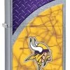 Minnesota Vikings NFL Brushed Chrome Zippo Lighter - ID# 28615 -Sale Online Zippo minnesota vikings nfl brushed chrome zippo lighter 72