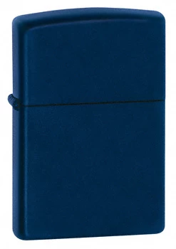 Navy Matte Without Zippo Logo Zippo Lighter - ID# 239