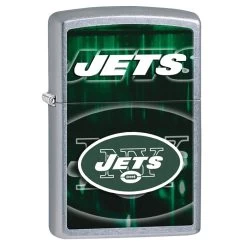 New York Jets NFL Brushed Chrome Zippo Lighter - ID# 28600