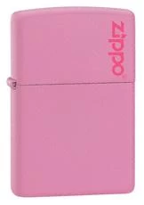 Pink Matte With Zippo Logo Zippo Lighter - ID# 238ZL