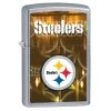 Pittsburgh Steelers NFL Brushed Chrome Zippo Lighter - ID# 28612 -Sale Online Zippo pittsburgh steelers nfl brushed chrome zippo lighter 55