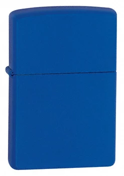 Royal Blue Matte Without Zippo Logo Zippo Lighter - ID# 229