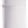 Slim Brushed Chrome Zippo Lighter 2 Slim Brushed Chrome Zippo Lighter -Sale Online Zippo slim brushed chrome zippo lighter 58