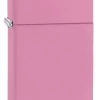 Slim Pink Matte Personalized Zippo Lighter -Sale Online Zippo slim pink matte zippo lighter 39