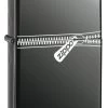 Zipper Black Ice Zippo Lighter - ID# 210P 1 Zipper Black Ice Zippo Lighter - ID# 210P -Sale Online Zippo zipper black ice zippo lighter 42